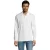 SOLS Heren Perfect Effen Piqué Poloshirt met Lange Mouwen (Wit)