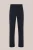 WE Fashion – Heren regular fit smart broek van linnenmix – Regular fit – Donkerblauw – Linnen –
