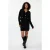EsQualo Cardigan V-neck Buttoned Black