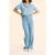 ICode Faded Blue Wide-leg Jeans Bleach