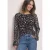 Shirt van mesh met lange mouwen met volants