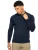 Enzo Milano | Heren Half Zip Polo Trui