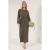 Trendyol Modest Dames Kaki Effen Maxi Lang Casual Double-breasted Modest Jurken