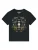 Watapparel Shirt ‘Moonphases & Flowers’  beige / geel / donkergroen / zwart