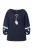 Ulla Popken Blouse  marine / natuurwit