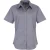 Premier Dames/Dames Popeline Blouse met Korte Mouwen (Staal)