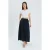 Hoge Taille Lange Rok met Zakken