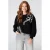 MS Mode sweater met borduursels Plus Size – zwart