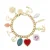 Life of Bulu armband met bedels goudkleurig