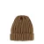 Sarlini rib gebreide muts camel