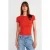 Dames Slim Fit Katoenen Crop T-shirt