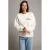 Pink Noir katoenen sweater met backprint – ecru