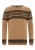 CIPO & BAXX Trui  camel / donkerbruin