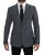 Grijs Geruite Blazer Slim Fit