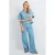 FLURESK Nira straight leg jeans blauw