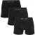 Lyle & Scott Heren Boxershorts Katoenmix (Set van 3) (Zwart)