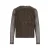 Like Flo Young getailleerde semi-transparante longsleeve met panterprint – bruin