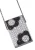 Orphelia Dames 925 Sterling Zilveren Hangertje met Ketting – Wit ZH-4527
