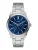 FOSSIL Analoog horloge ‘PEARSON’  donkerblauw / zilver / wit