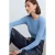 Slim Fit Geribbelde Ronde Hals Trui