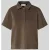 My Essential Wardrobe loose fit poloshirt met korte knoopsluiting model ‘Helle’