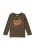 s.Oliver Shirt  bruin / oranje / wit