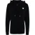 Love Moschino Small White Heart Logo Black Zip Hoodie