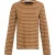 Regatta Dames/Dames Federica Stripe T-shirt met lange mouwen (Geglazuurde Gember/Licht Vanille)
