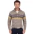 trui New Zealand beige print katoen