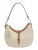 Roberta M Beige Rundleer Tas