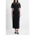 French Connection Miles Lace Mix Midi Dress Black
