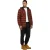 Dickies Heren Flanellen Overhemd met Capuchon (Rood Oker)