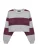 No Matter What Sweatshirt ‘Egal’  grijs gemêleerd / bourgogne