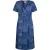 White Stuff Anywhere Fairtrade Dress Blue Print