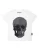 Jersey T-Shirt Round Neck Ss Strass Skull