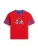 TOMMY HILFIGER Shirt ‘TAKE IT EASY’  azuur / rood / zwart / wit