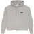 FILA Zilona Cropped Loose Hoodie Medium Grey Melange