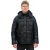 Heren puffer leren bomberjack-Alicante