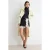 TRENDYOLMİLLA Dames Zwart Effen Extra Kort / Super Mini Rokken