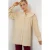Lange Losse Fit Blouse met Babykraag en Strikdetail