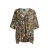 Jersey Blouse met Strikdetail Dames Mat Fashion