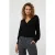 EsQualo Cardigan S/slv Lurex Black