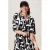 Miss Etam midi jurk zwart