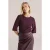 We Fashion Knitted Pullover Aubergine