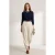 Geknoopte Tailored Broek met Ceintuurlus