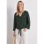 Street One Dames 3/4-mouwen blouse met knoopdetail in Groen