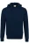 HAKRO 601 Comfort Fit Hooded Sweatshirt nachtblauw, Effen