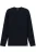 OLYMP Casual Poloshirt lange mouw marine, Gestructureerd