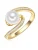 Valero Pearls Ring  goudgeel / zilver / parelwit