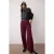 TRENDYOLMİLLA Dames Bordeaux Effen Barrel Hoge taille Jeans